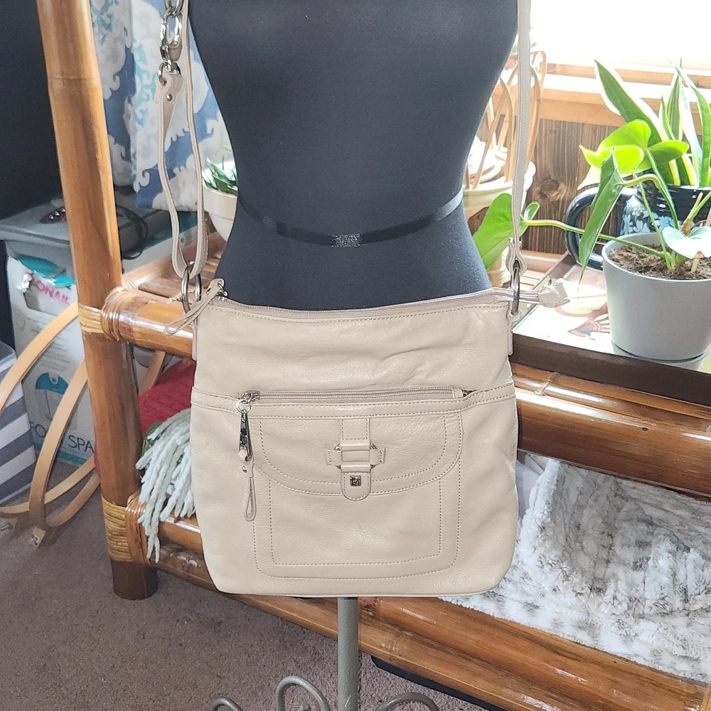 Leather Stone Mountain‎ Crossbody bag